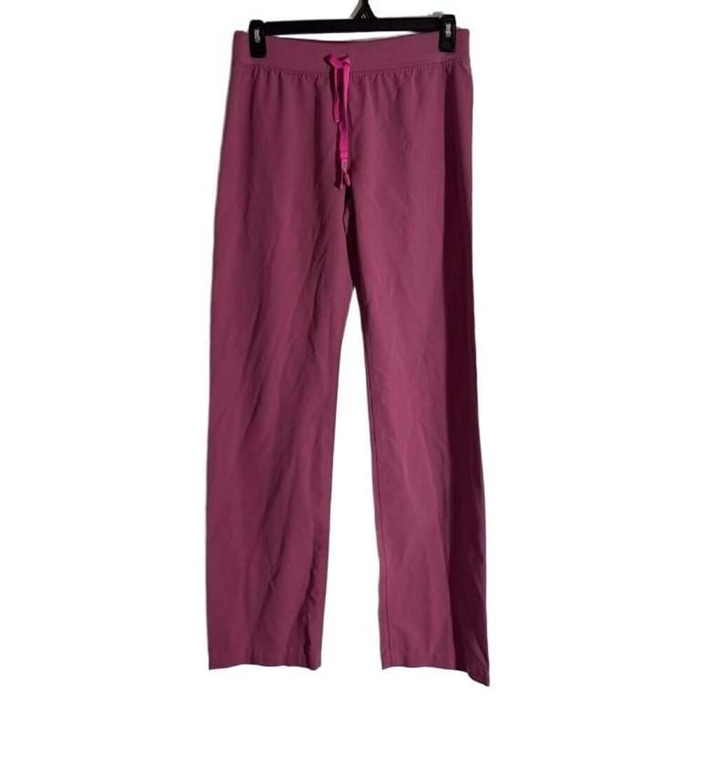 FIGS Technical Collection Scrub Pants Women's Size Small Tall Pink
